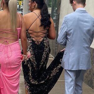 Black sparkly prom dress!